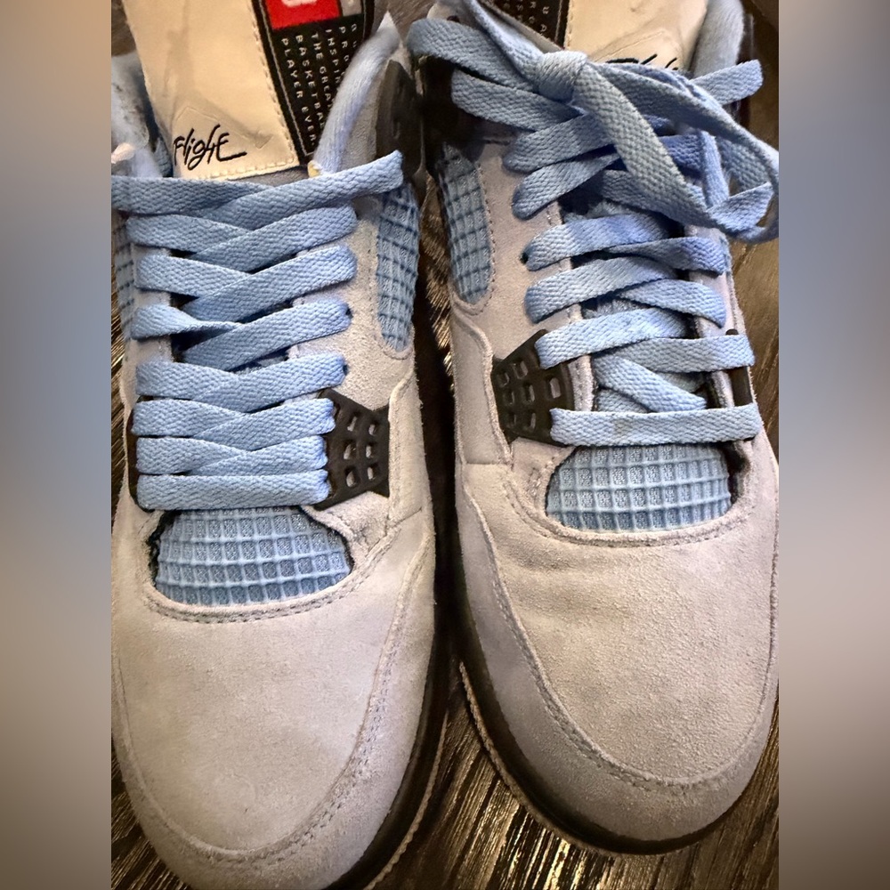 Nike Air Jordan Retro 4 IV University Blue Men's Size 9.5 - Picture 3 of 7